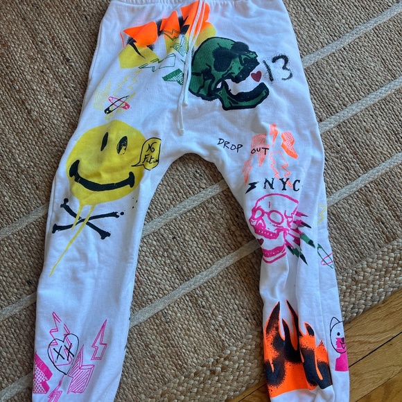 R13 Pants - R13 Graffiti Sweatpants